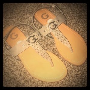 Grey Guess Sandals size 9
